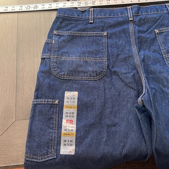 Carhartt FRB13 - Flame-Resistant Denim Loose Fit Jean 38 x 32 - Picture 10 of 14